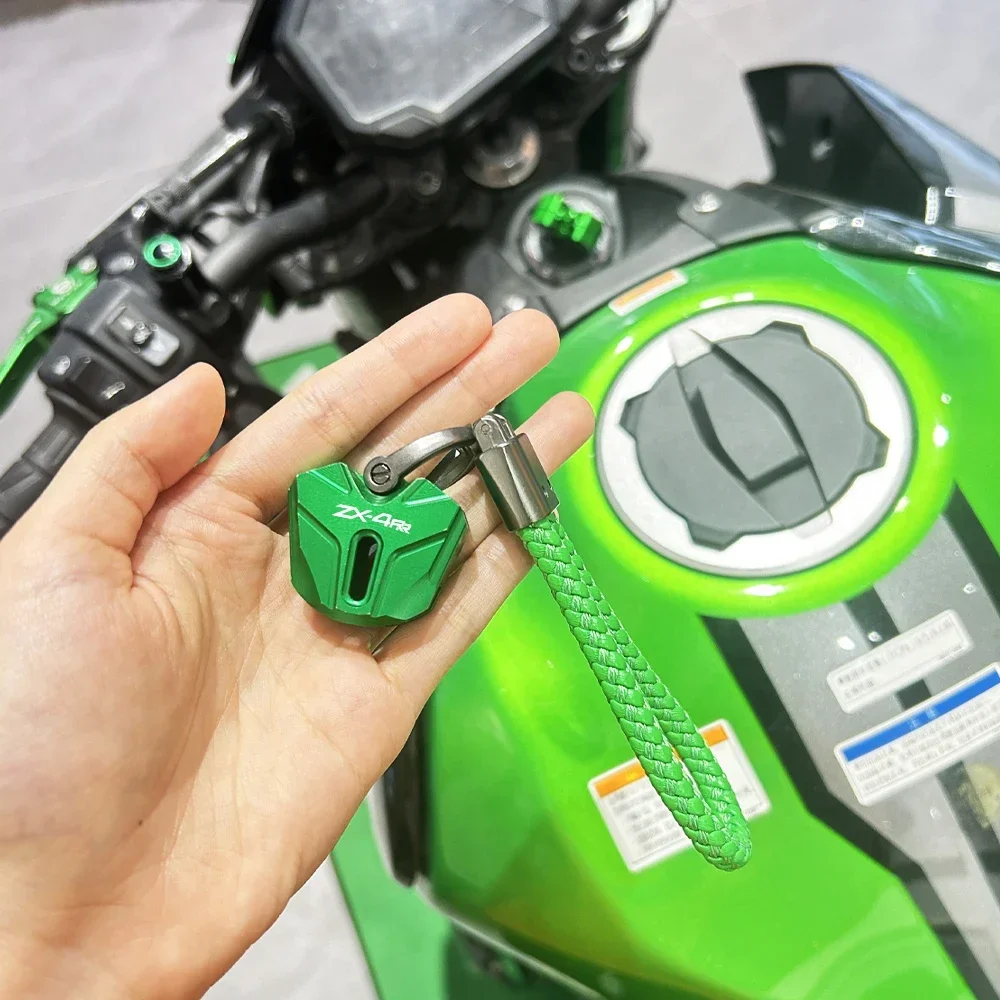 لكاواساكي نينجا ZX-4R ZX-4RR ZX4R ZX4RR ZX 4R 4RR 2023 2024-دراجة نارية الملحقات KeyCase مفتاح قذيفة غطاء المفاتيح حلقة رئيسية #5