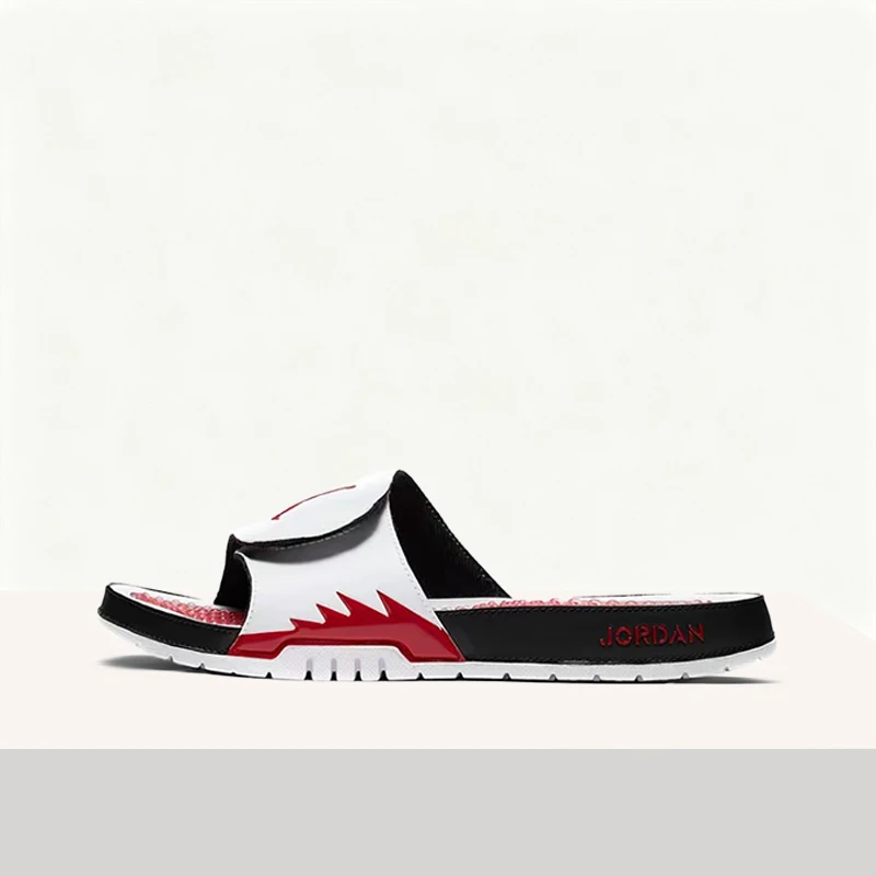 

Шлепанцы Nike Jordan Hydro5 Soft, прочные, удобные, нескользящие, унисекс, черные 555501-101