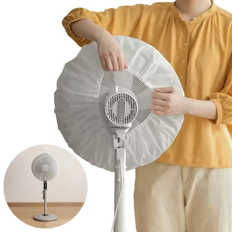 Waterproof Dustproof Round Fan Cover Electric Fan Dust Bag Cover Bag for Home Office Outdoor Use with Durable Material