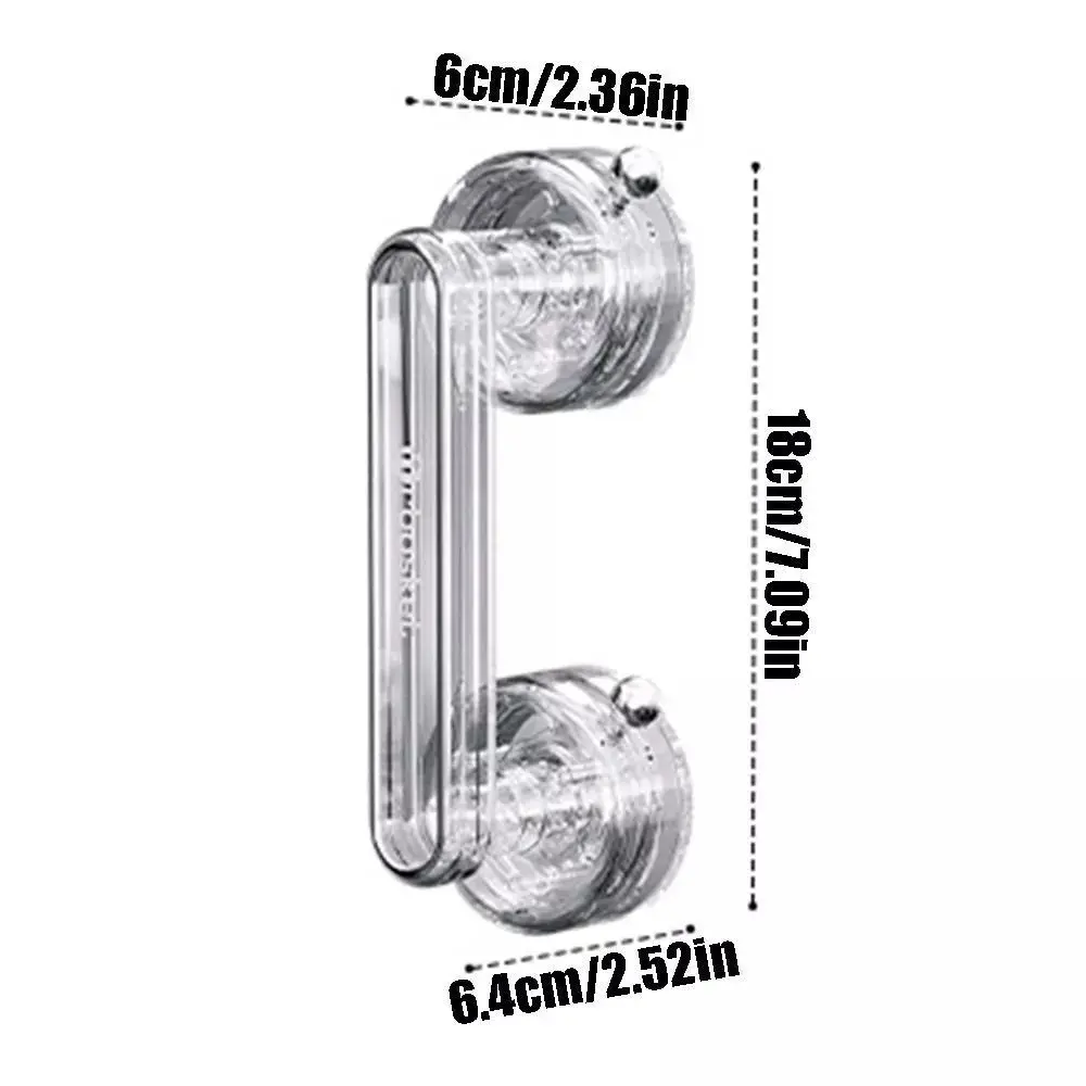 New Waterproof Suction Cup Door Handle Reusable Portable Sliding Door Handle Bathroom Anti-slip Wardrobe Door Handle