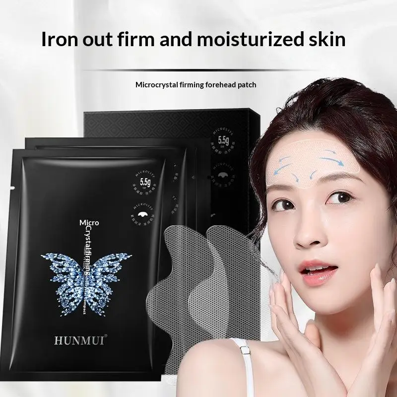 6D Microcrystalline Eye Patches Law Wrinkle Mask 5pcs Set 0.3mm Thickness Rapid Firming For Daily Home