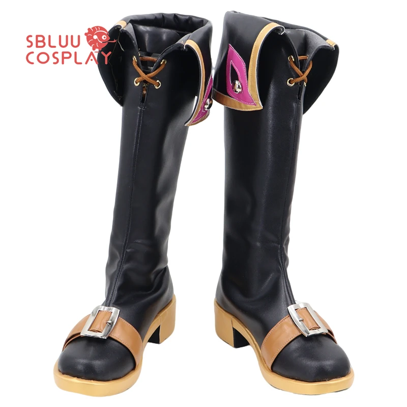 

SBluuCosplay OW Kiriko Cosplay Shoes Black Custom Made Boots