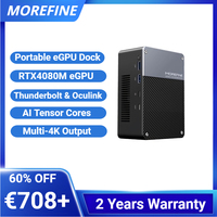 MOREFINE 2025 NEW Mini Pc GPU G1 RTX 4090M/4080M/4060 Graphics 16GB GDDR6 Thunderbolt3 Type-C 4K@144Hz External Mini Pc Orde Nad