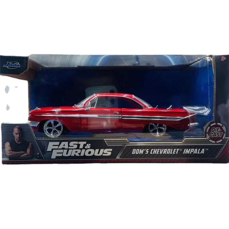 Jada1:24 إمبالا شيفروليه إمبالا نسخة نادرة نموذج سيارة مصنوع من خليط معدني مجموعة هدايا للأطفال