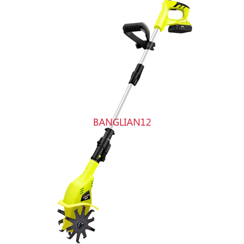 

Manual lithium battery weeding and soil loosening artifact household small dual-purpose plowing machine