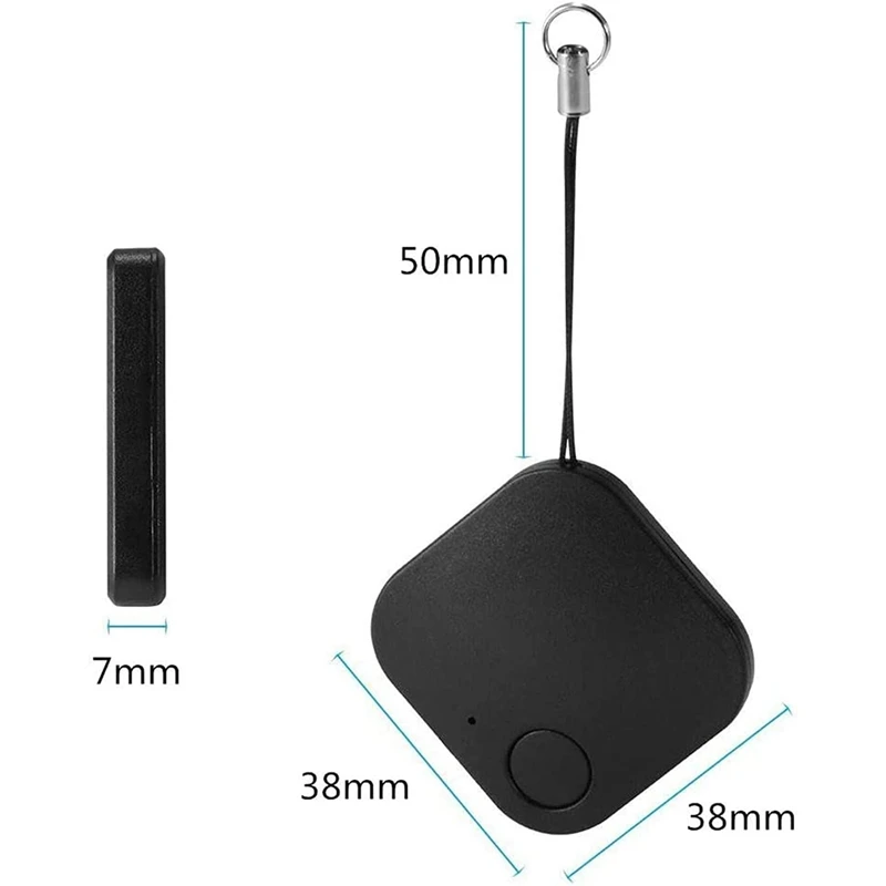 جهاز تعقب ذكي فائق النحافة يعمل بتقنية البلوتوث المفقود ، جهاز تعقب العناصر الرئيسية ، بطارية قابلة للاستبدال ، محافظ الأمتعة ، عبوة 2