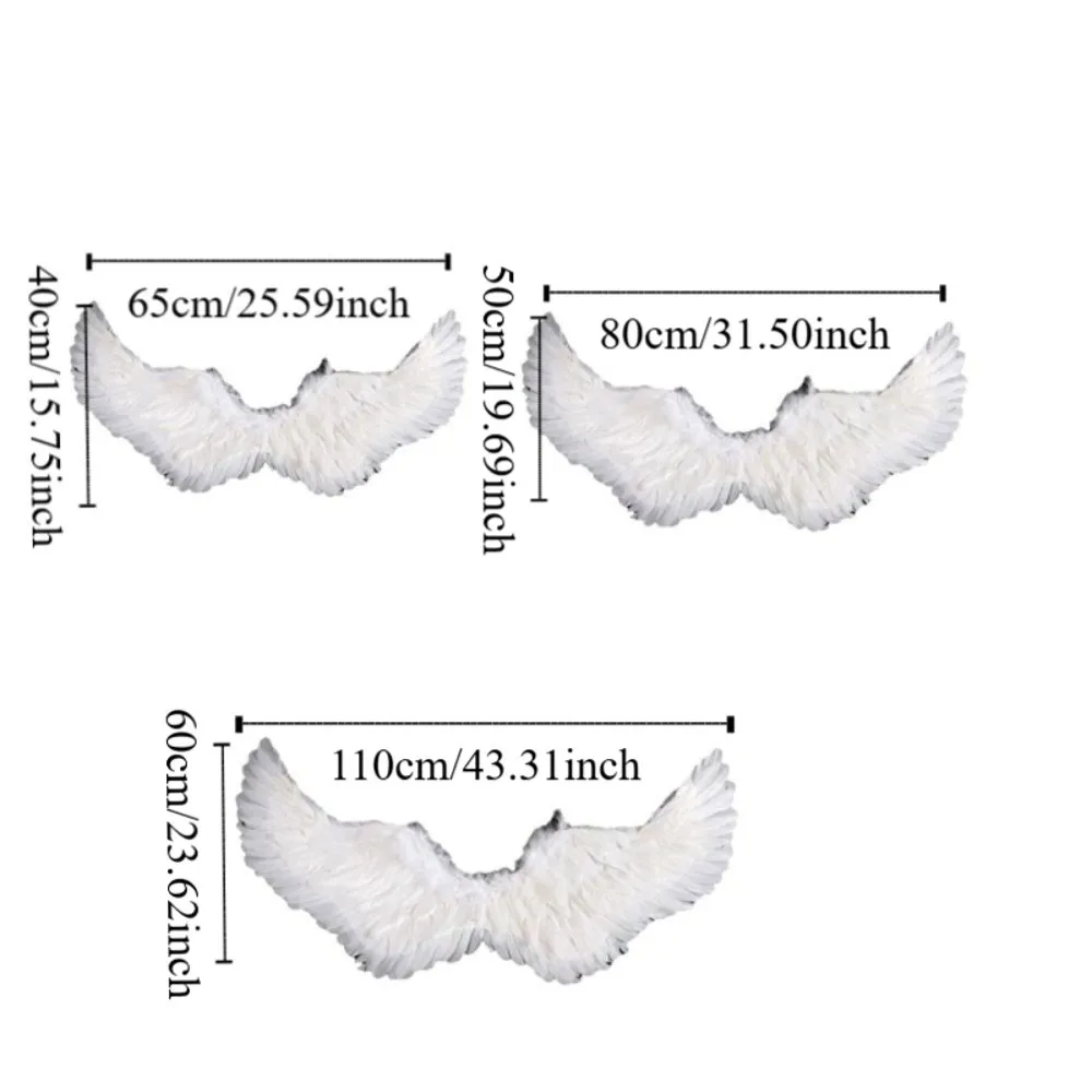 Photo Props Feather Wing Hair Band Dance Show Props Demon Feather Wing Party Accessories Sweet Halloween Cosplay Accessories