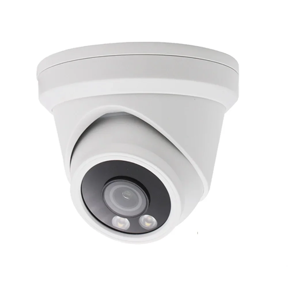 2024 YCX 4K 8MP Colorvu Dome Starlight Network IP Camera IP66 HIK Protocol POE 24/7 Colorful Image H.265 2 Years,2 Years