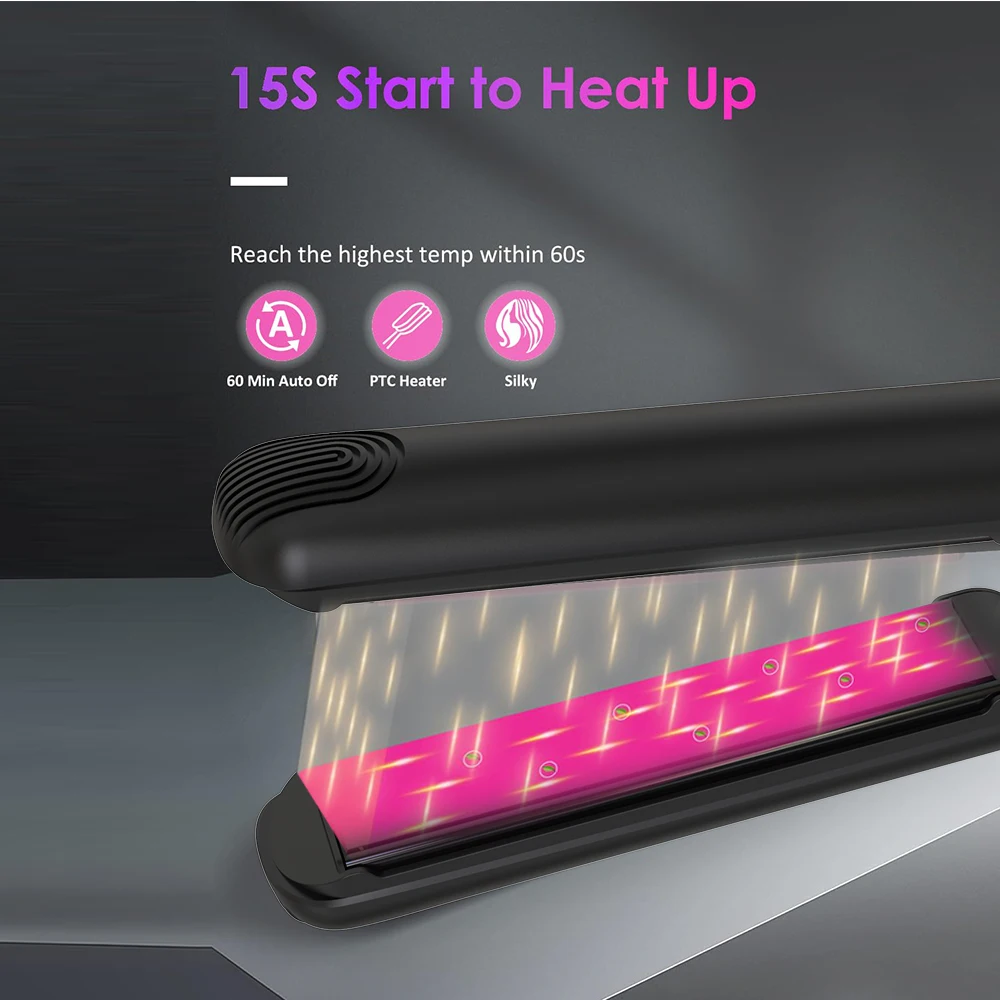 Best Selling Professional Ceramic Plate Flat Iron Hair Straightener With Negative Ion Hair Straightener for Home 2