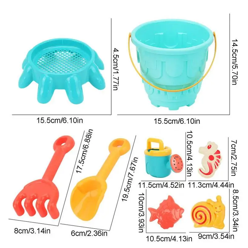 Beach Sand Toys Octopus Car Beach Molds Set Beach Bucket Beach Shovel Tool Kit Sandbox Toys Kids Outdoor Toys Playing Water