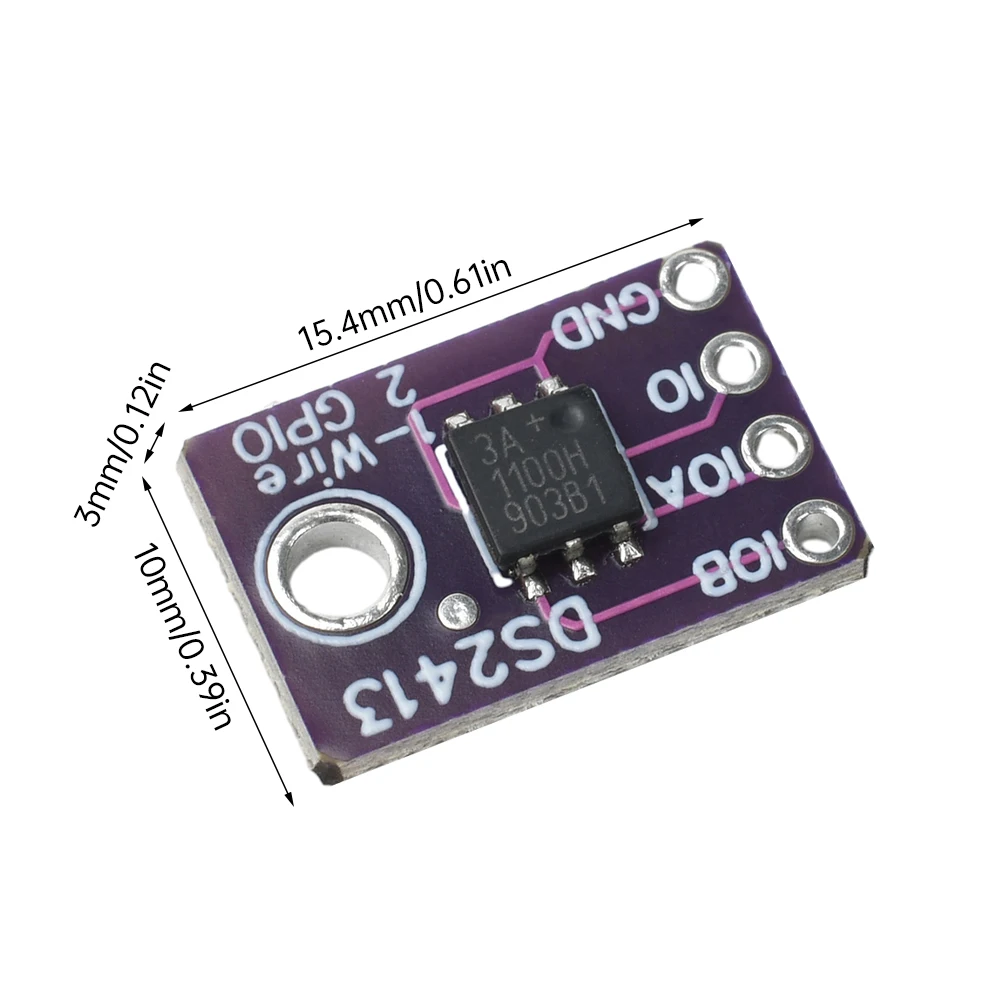 1 ensemble 1 pc DS2413 module simple ligne double contrôleur GPIO interruption violet