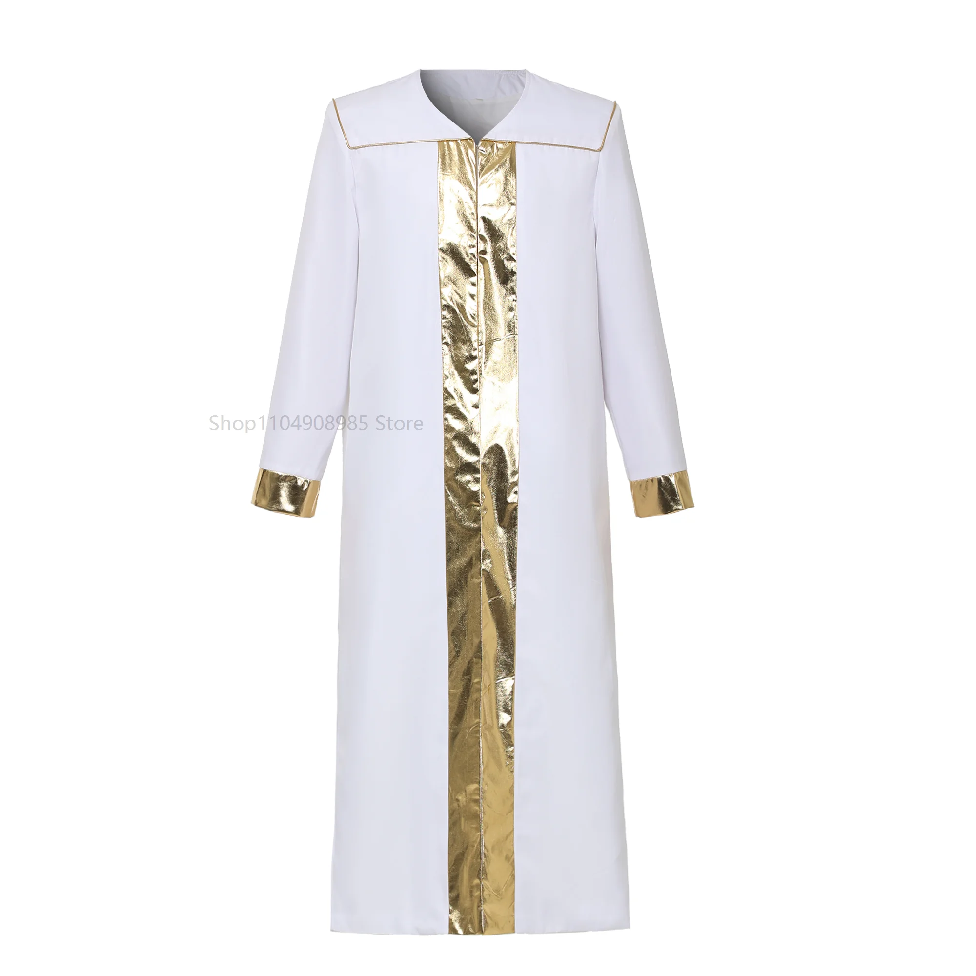 

Church Men's Clergy Robe Cassock Catholic Priest Choir Praise Tunic Costume Medieval Mission Robe Clothing For Priests