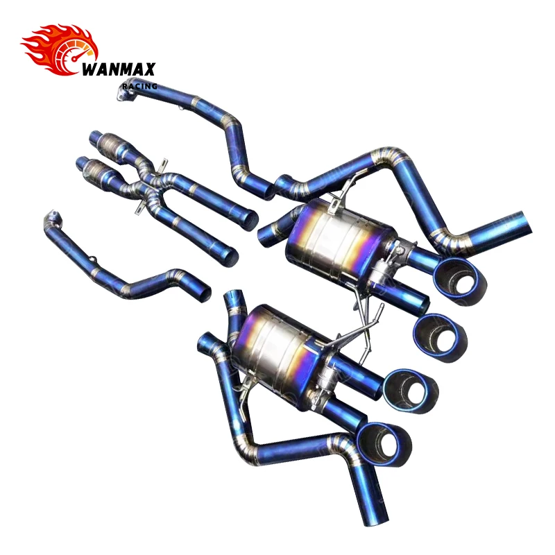 High Performance Titanium Alloy Exhaust Catback System for  E90 E92 E93 E9X M3 2008-2013 view 6