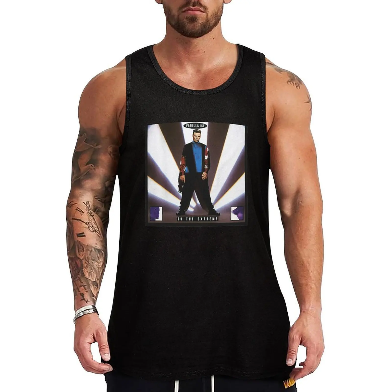 Singer The Extreme Baby Album Cover Tank Top Gym Ready Tank Top Sleeveless Quick Dry Athletic Top