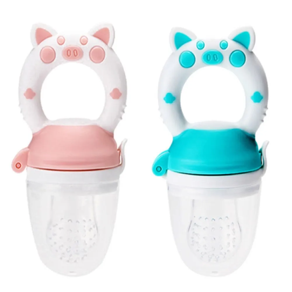 Baby Fruit Food Bite Feeder Toddler Eat Extractor Pacifier Auxiliary Food Molars Gum Newborn Soonther Pacifiers Cartoon