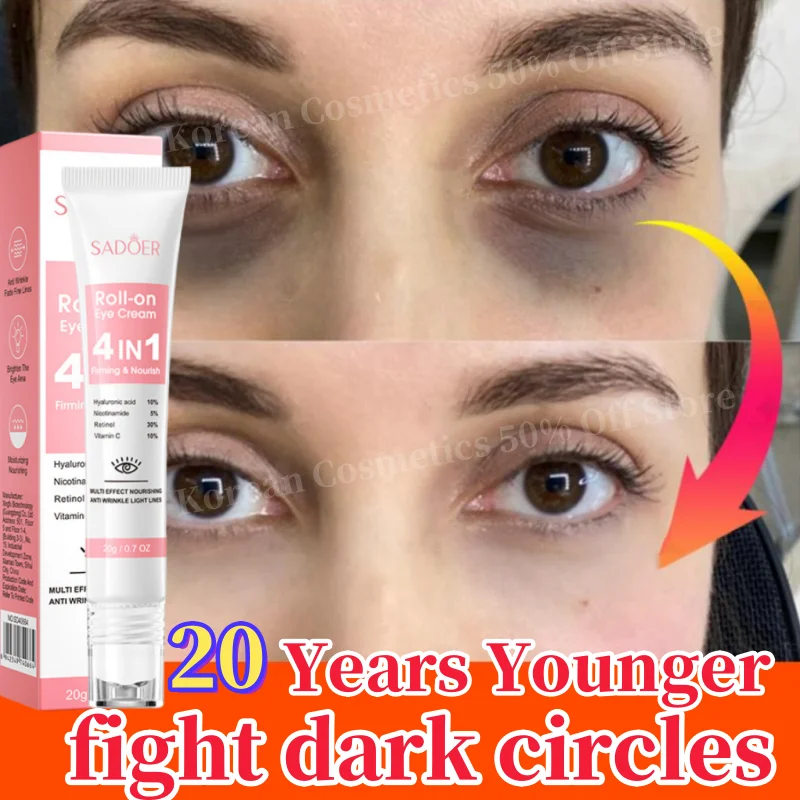 

Instant Eye Bag Removal Cream Collagen Anti-Wrinkle Fade Fine Lines Firming Skin Anti Dark Circle Puffiness Brighten Eye Care