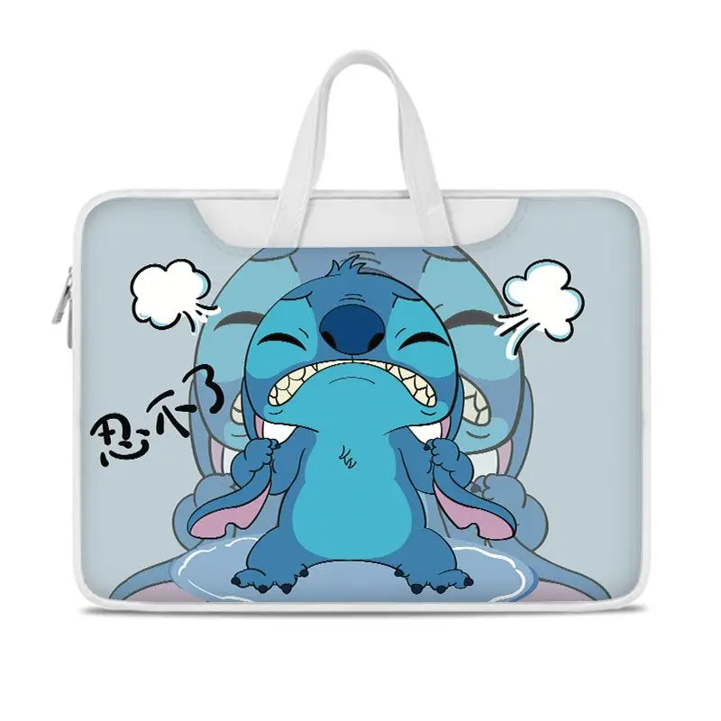 Disney Stitch Torba na laptopa Etui 13, 14, 15, 16, 17 15,6 cala Torba na notebooka do komputera Macbook Air Pro Torebka na ramię Teczka Torba