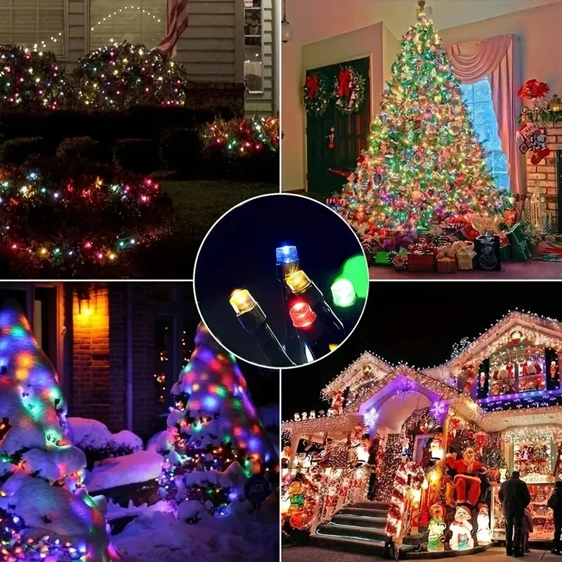أضواء LED الشمسية للماء ، أضواء النجوم الحديقة ، أضواء سلسلة ديكور الفناء في الهواء الطلق