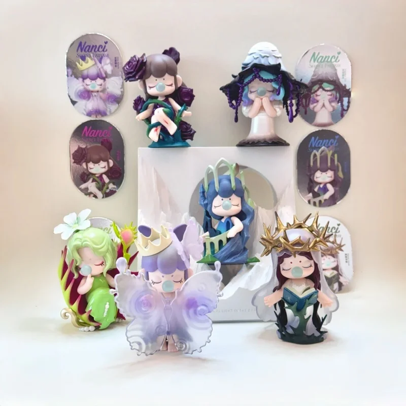 Serene Garden Series Cute Mini Blind Box Collectible Figure Toy Gift For Fans Desk Shelf Display Home Decor Birthday Gift