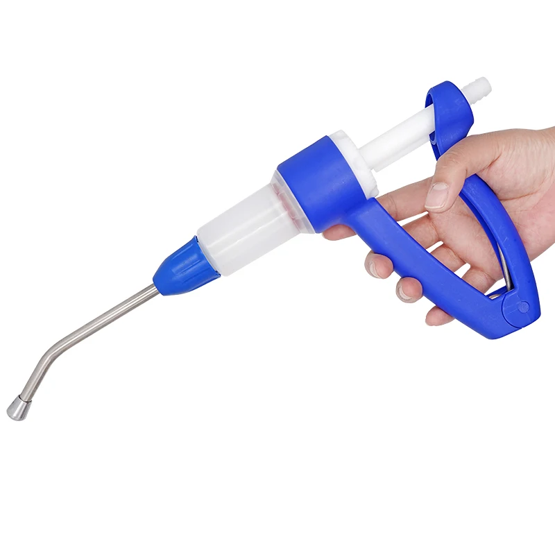 30ml Veterinary Drencher Continuous Feeding Gun Automatic Feeder for Cattle Backpack Medicine Pot Drenching Gun with or without