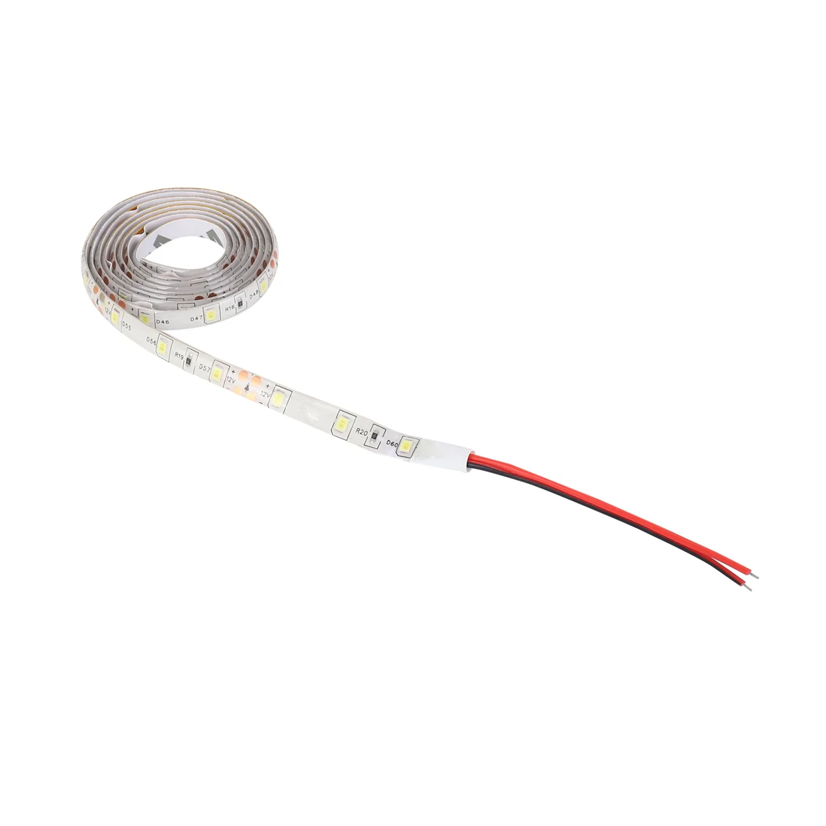 A71P 6pcs 1M 60-3528 SMD Waterproof LED Light Strip DC12V (White)