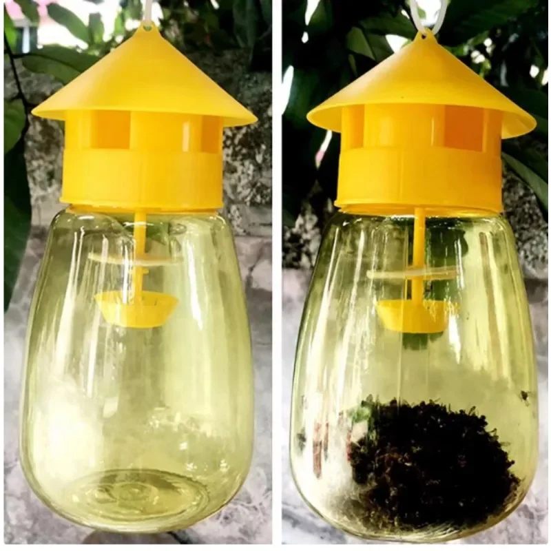 Flying Bee Trap Reusable Fruit Fly Trap Anti-fly Trap Trap Fruit Fly Killer Catcher Orchard Insect Trap Pest Control Tool