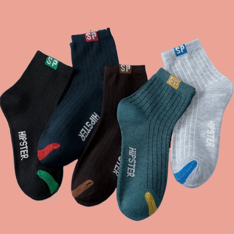 Chaussettes respirantes à tube moyen pour hommes, longues, confortables, décontractées, absorbant la transpiration, sport, affaires, 5/10 paires