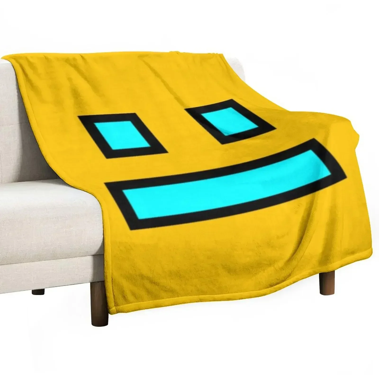 Geometry Dash Throw Blanket Summer Soft Softest Blankets