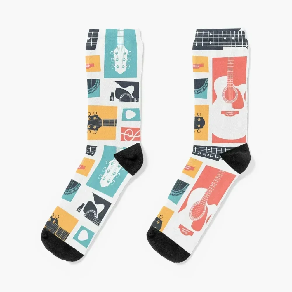 

Guitar Collage Socks golf cute new in's Men's Socks Women's