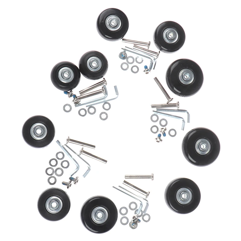 OD as roda pengganti koper bagasi 40-54mm Kit reparasi roda mewah