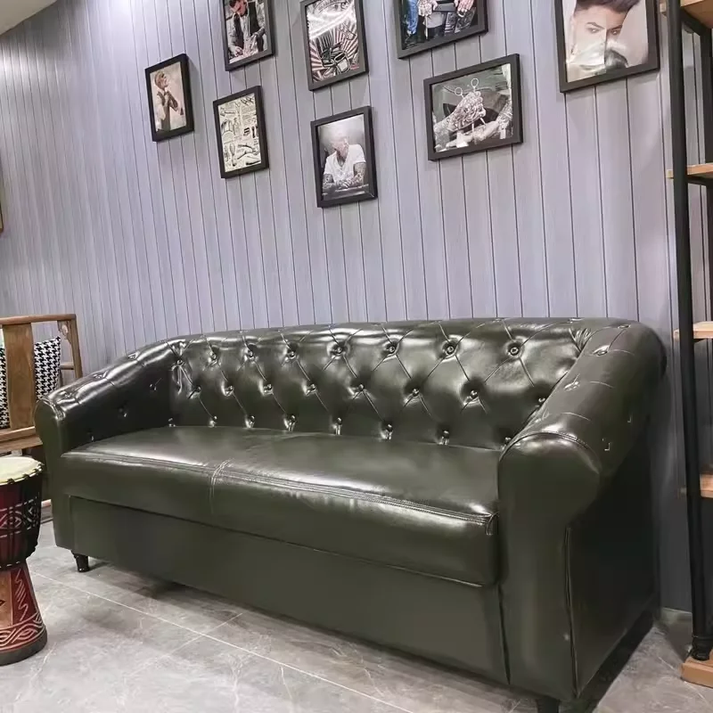 Yalong Barber Shop Sofa Waiting Chair Fashion Hair Salon Special Beauty Salon Rest Sofa Hair Salon Waiting Area