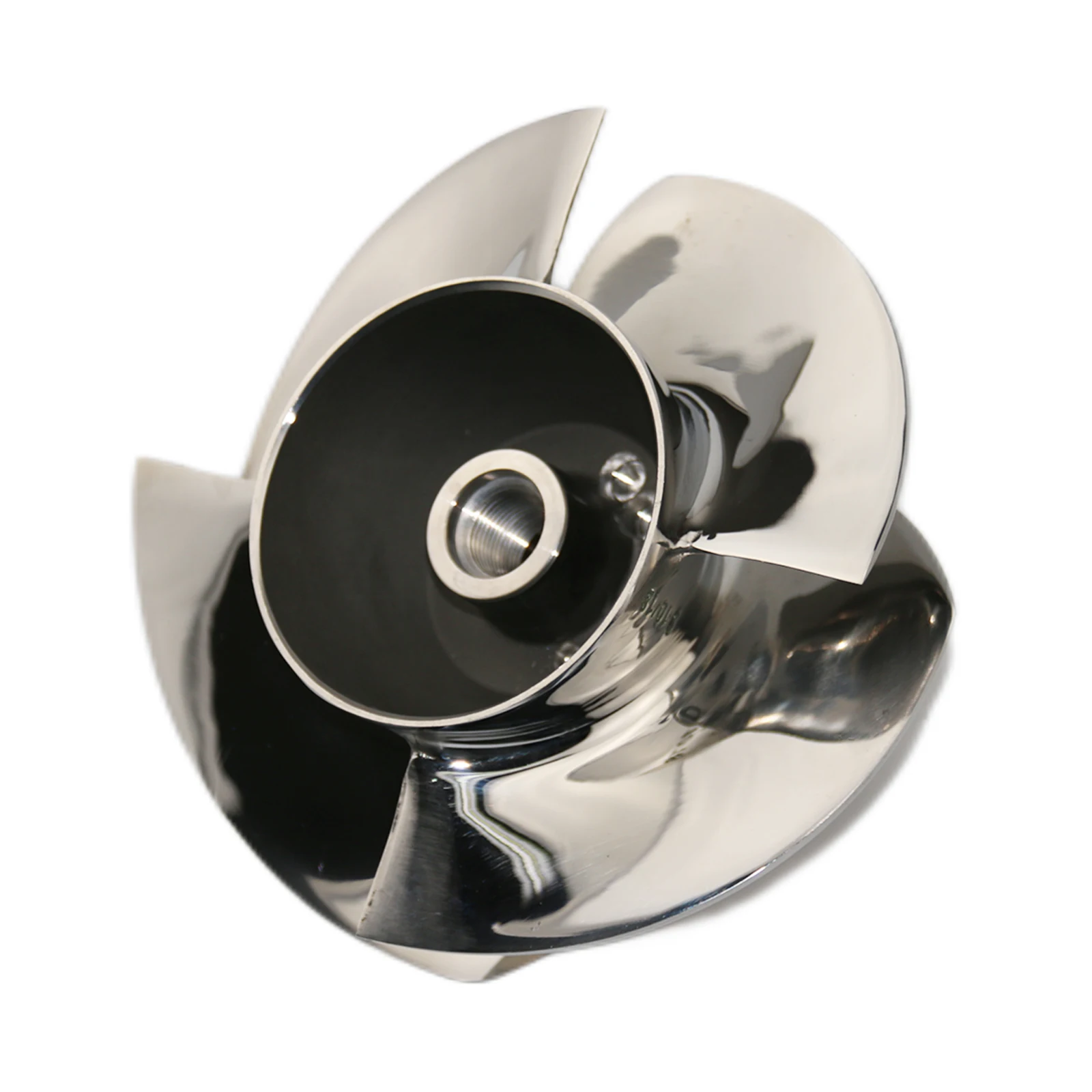 Boatman 155.5MM Jet Ski Impeller OEM:SR-10/18 Fit Sea-Doo GTI/SE 130/SE/ STD/4-TEC SE Jet-Ski Propeller 4-Blades Polished