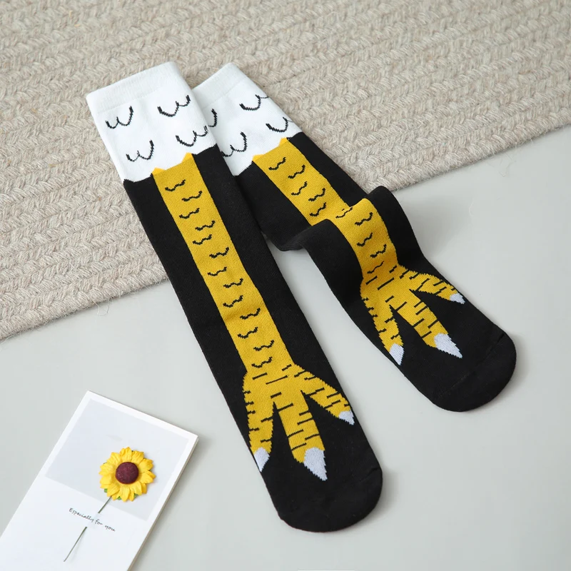 Kids Funny Socks Cute Boys Girl Chicken Feet Socks Soft Elastic Non-slip Socks Halloween Socks