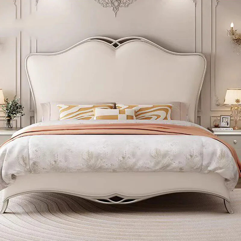 #Show Replica Bed European Simple Sleeping Postmodern Ergonomic Bed Trendy Japanese Platform Beauty Safe Cama Salon Furniture