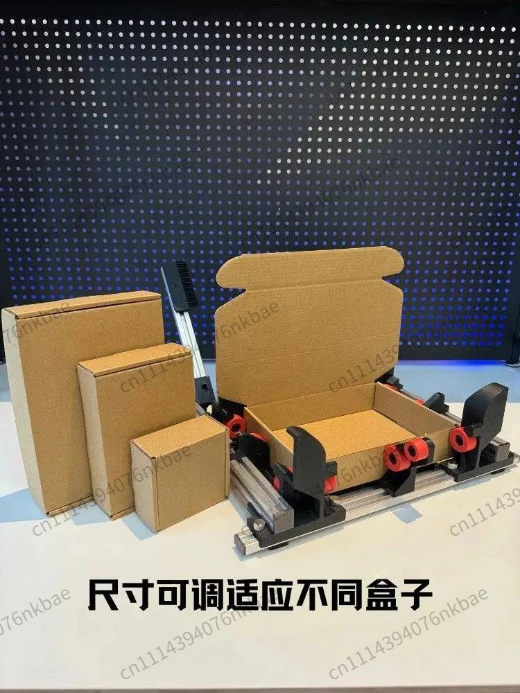 Carton Aircraft Box Folding Auxiliary Roller Fixture Labor Saving Packaging Forming Helper Tool