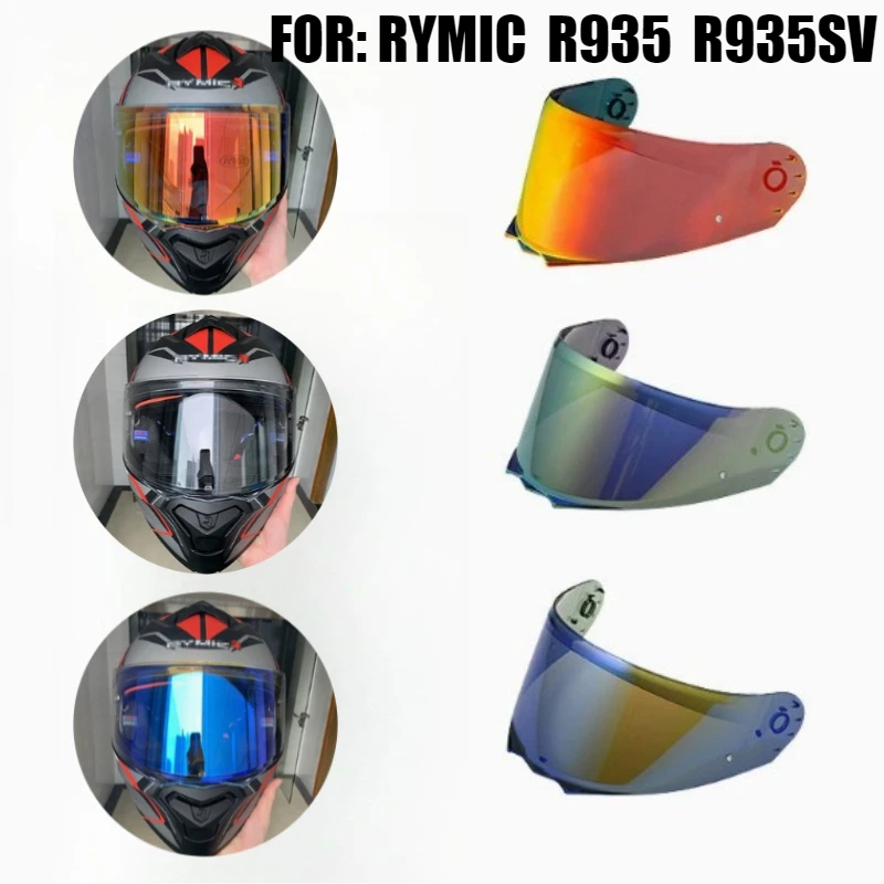 

Козырек для мотоциклетного шлема для RYMIC R935/935SV, анти-УФ-пылезащитные линзы для шлема, аксессуары для шлема, солнцезащитные очки