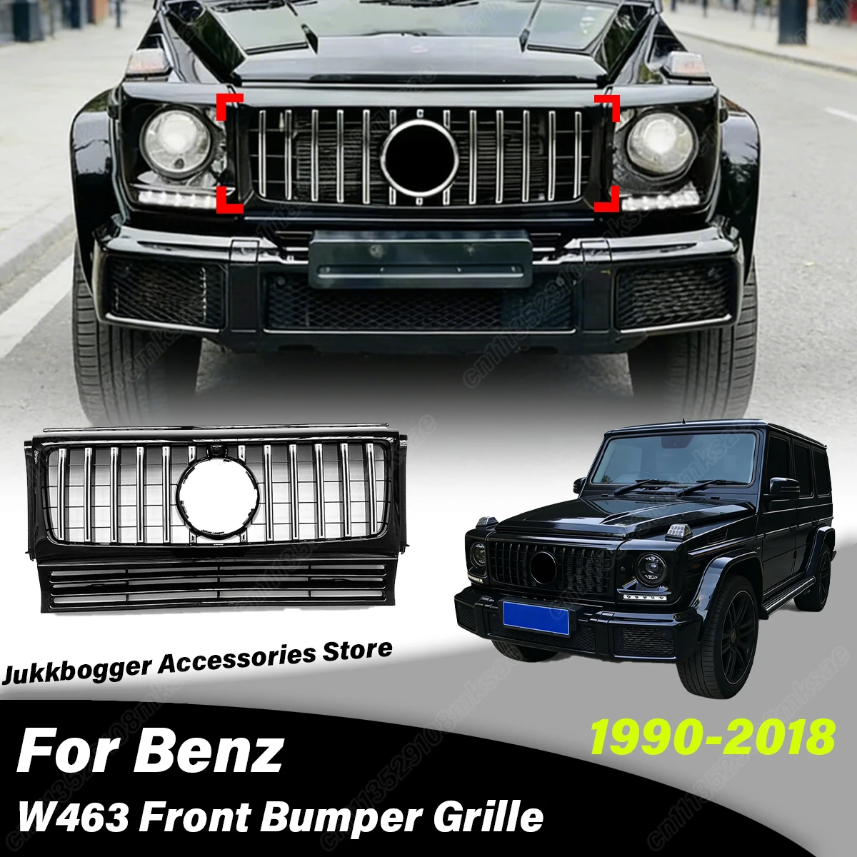 

For Mercedes Benz G Class W463 1990-2018 Automobile Front Air Intake Grille Heat Dissipation Modification Decoration Body Kit