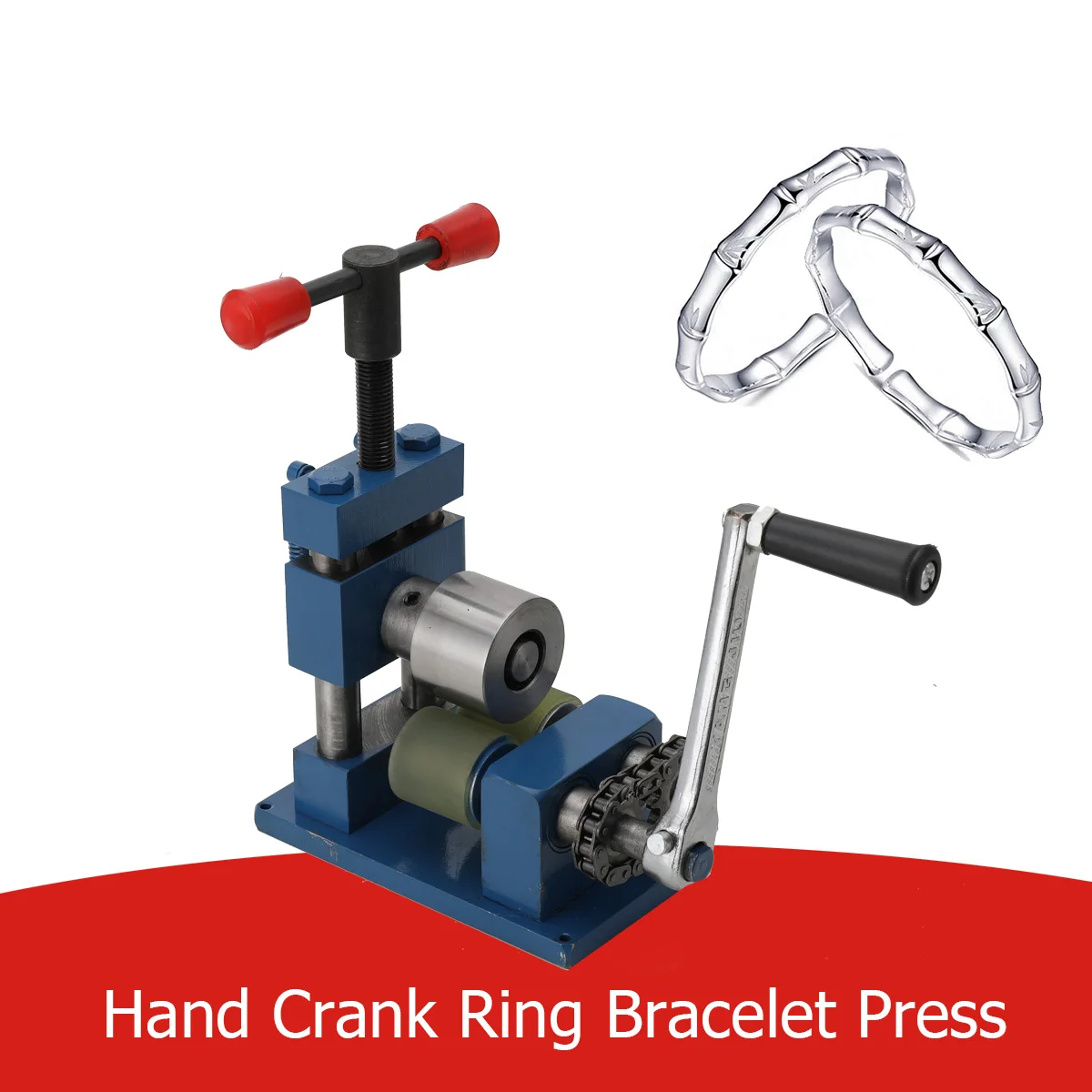 آلة ثني المجوهرات اليدوية المتداول مطحنة حلقة القرط سوار مجوهرات الحرف معالجة وإصلاح الفولاذ المقاوم للصدأ