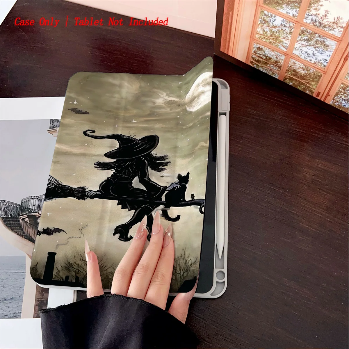 حافظة iPad بنمط فني فريد من نوعه - غطاء متين مقاوم للصدمات لهاتف Apple Pro/Air/Mini