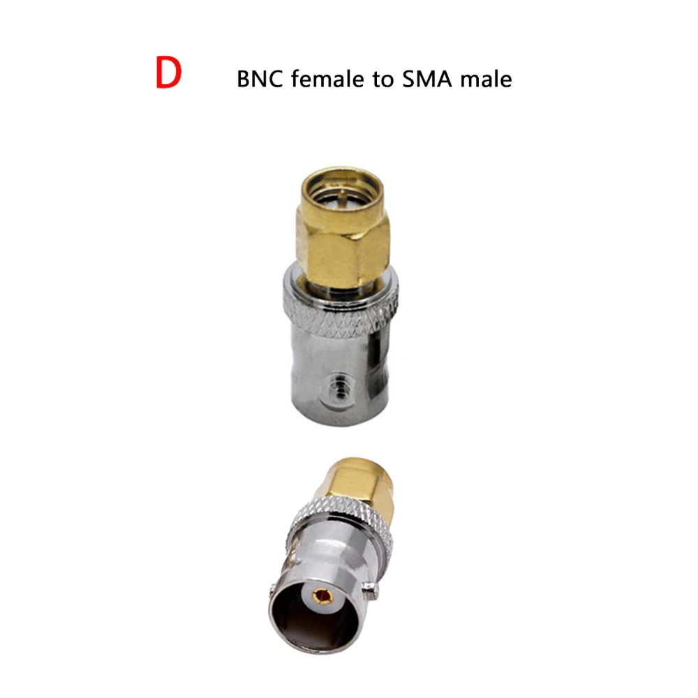 1 Stück SMA-Stecker auf BNC-Stecker Adapter für BNC SMA HF-Koaxialkabel, WLAN, Amateurfunk, WLAN-Geräte oder Handfunkgeräte – Detail 6