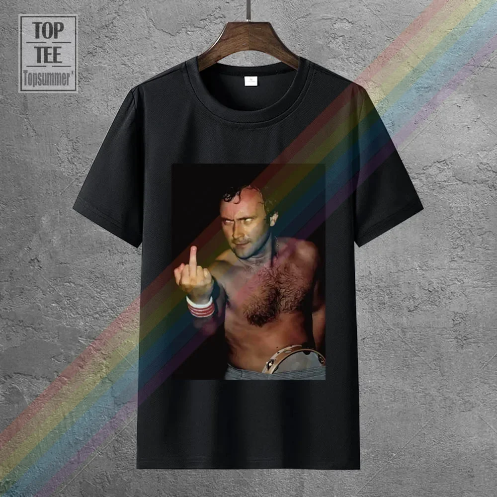 Phil Collins Foto T Shirt Rock Pop Genesis Tribut T Shirt Cool T Shirts Designs Best Selling Men Middle Aged Top Tee