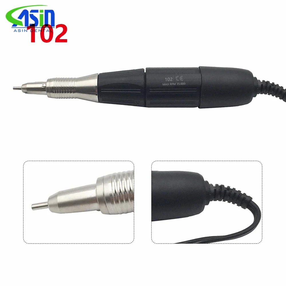 Dental Lab Jewery 35000rpm Electric Micromotor 102 Handpiece for 90 204 Motor Carving for SAEYANG