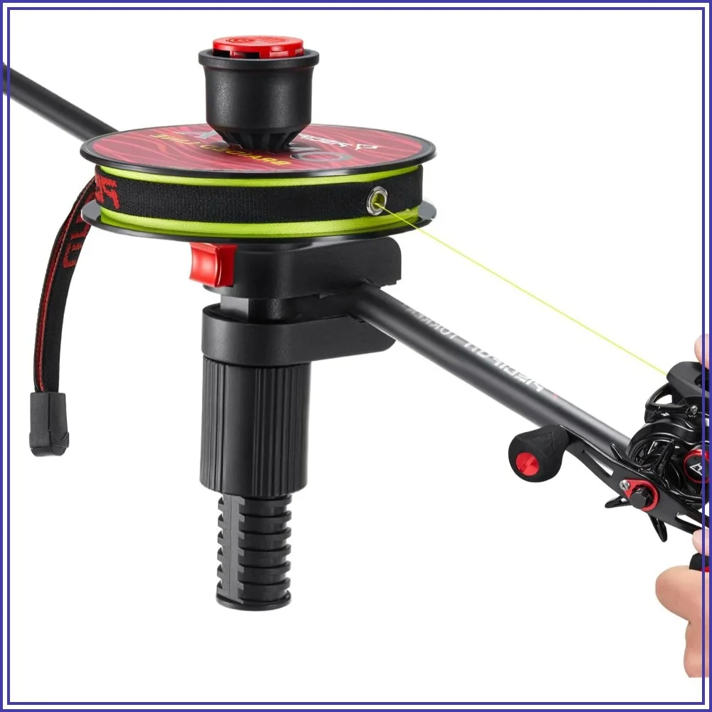 

Speed E Fishing Line Spooler, Reel Spooler Fits Rods, Line Winder for Spinning, Baitcaster & Spincast Reel