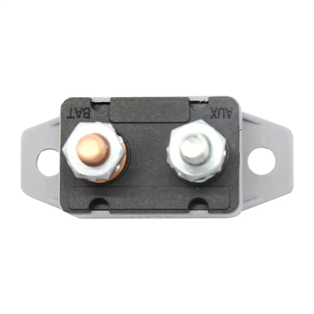 Boat Car Circuit Breaker IP66 Automatic Reset Fuse Stud Bolt 15A Alloy Copper for 12V Boat Switches Panel Integration