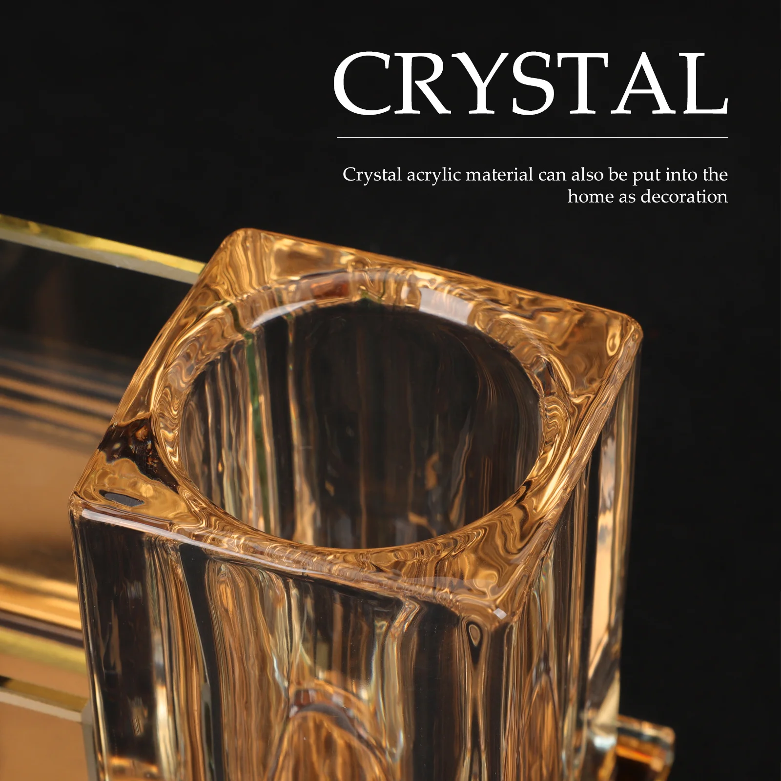 

Desktop Acrylic Microphone Stand Heavy Duty Secure Mic Holder Base Wireless Mic Support for Home Ktv Broadcasting