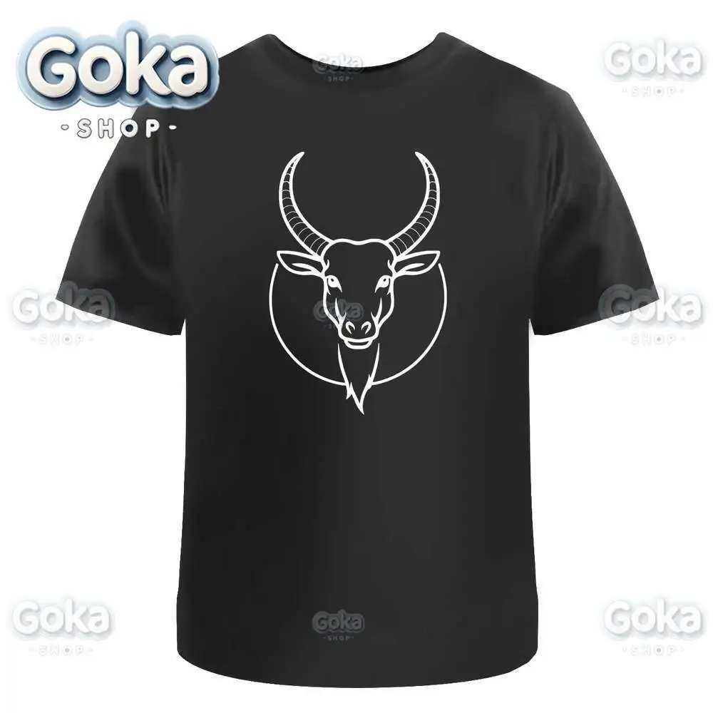 Stag Horns Graphic T Shirts Mens Clothing New in Tops & Tees Cotton Women Printed T-shirt Y2K Clothes Cute Funny Tshirt