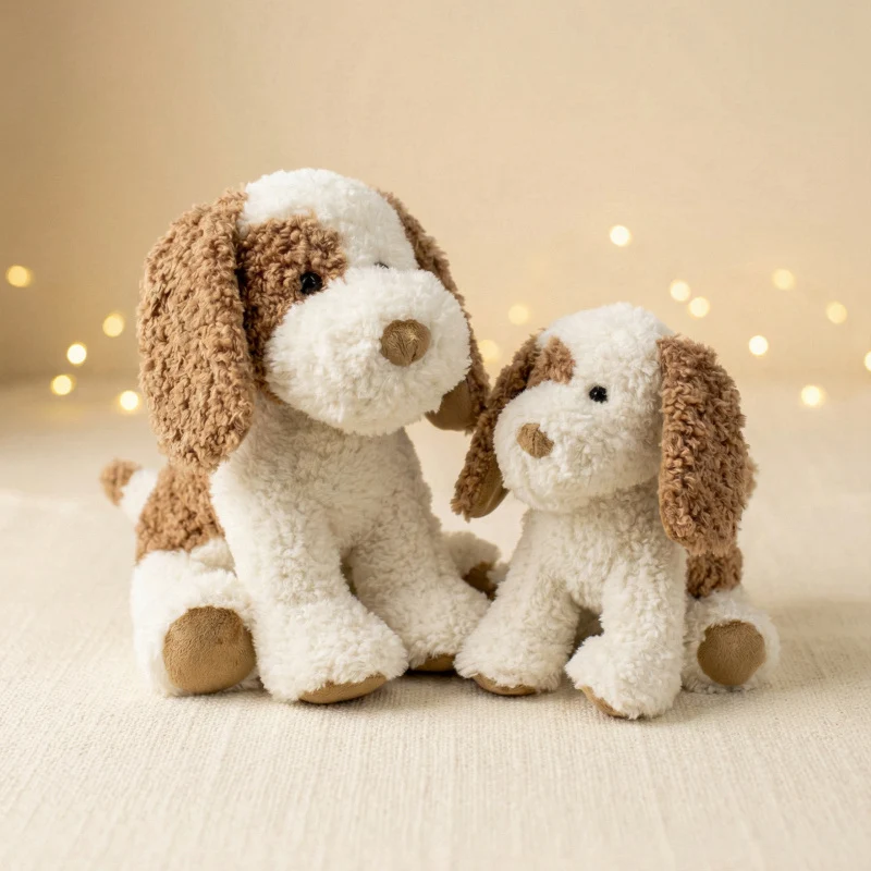 Juguete de Peluche de Perro Beagle Realista, Adorable Peluche Suave y Esponjoso, Muñeco de Cachorro para Niñas, Niños, Bebés, Regalos, Decoración del Hogar