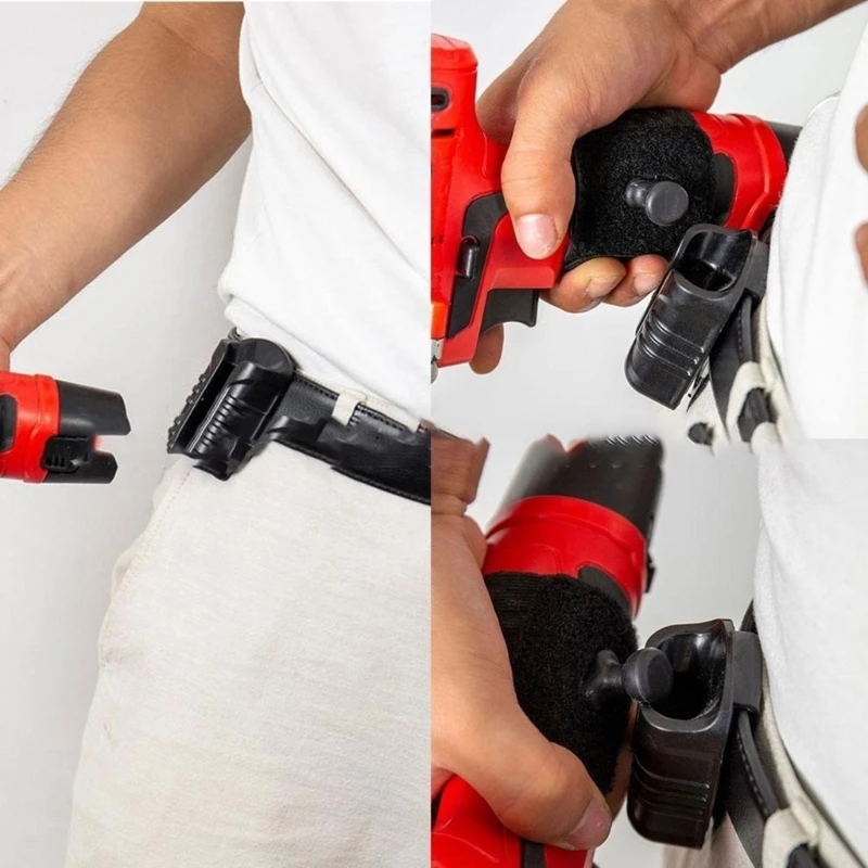 แบบพกพา Holsters สว่านไฟฟ้า Holsters หัวเข็มขัดเครื่องมือ Grip Dropship