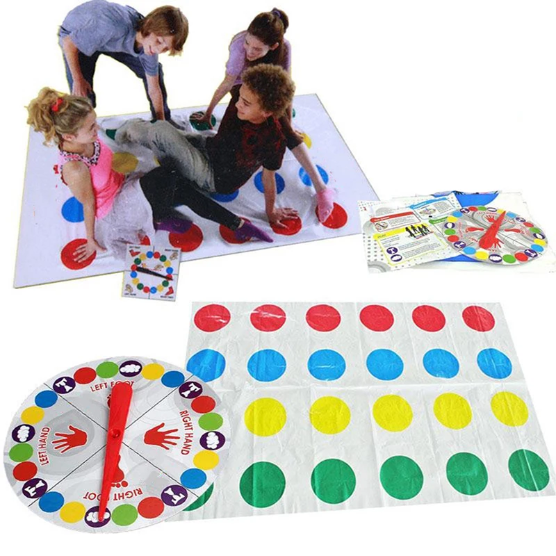 

Twist Board Game Outdoor Sport Toy Funny Gift Kids Adult Body Twistering Move Mat Parent-child Board Games Play Mat Table Game