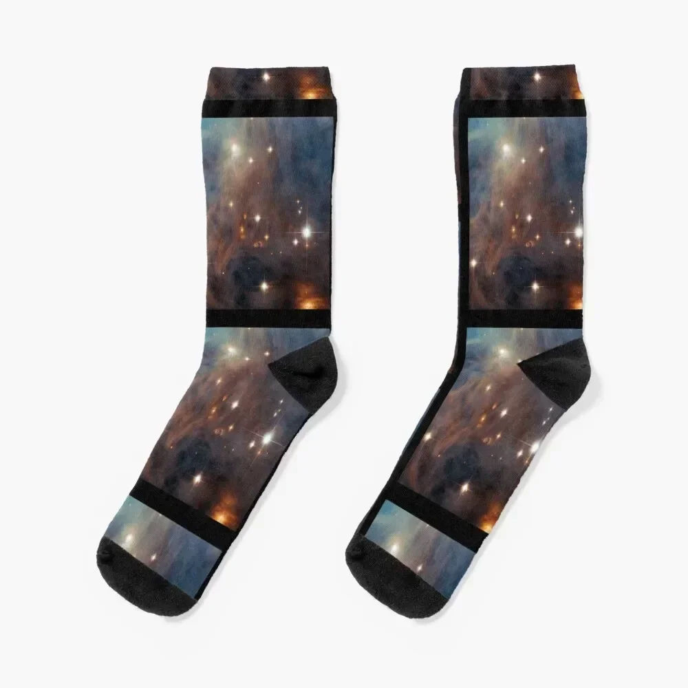 

Space Galaxy Socks warm winter funny gifts short Soccer Socks Women's Men's